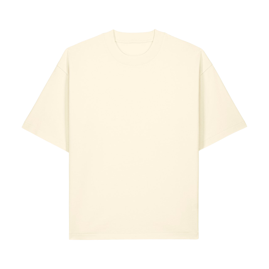 Blank T-Shirt - Oversized Fit in Cream