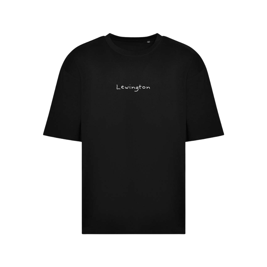 Skwirl Printed Tee in Black