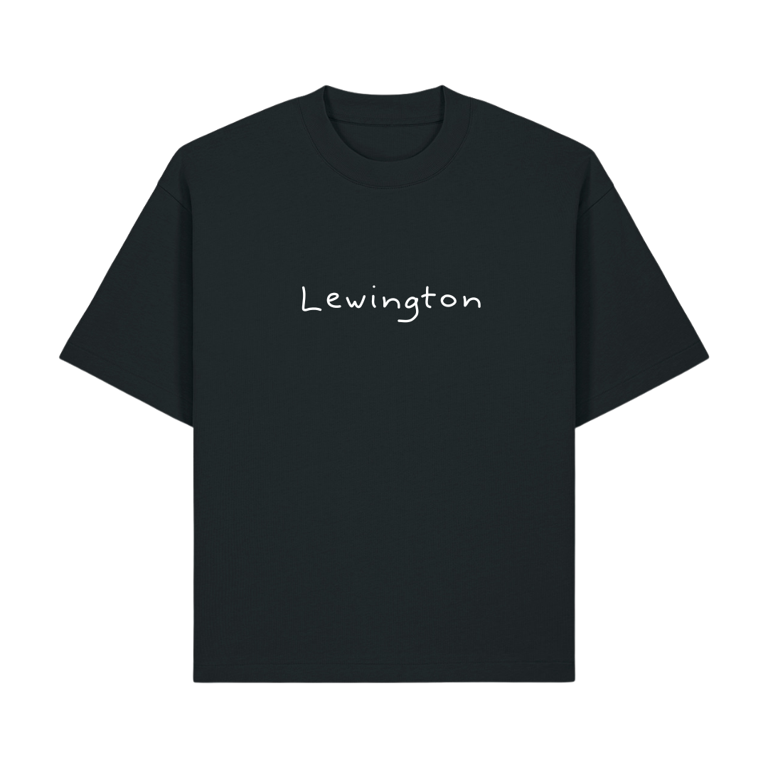 Big Lewington Logo Tee in Black