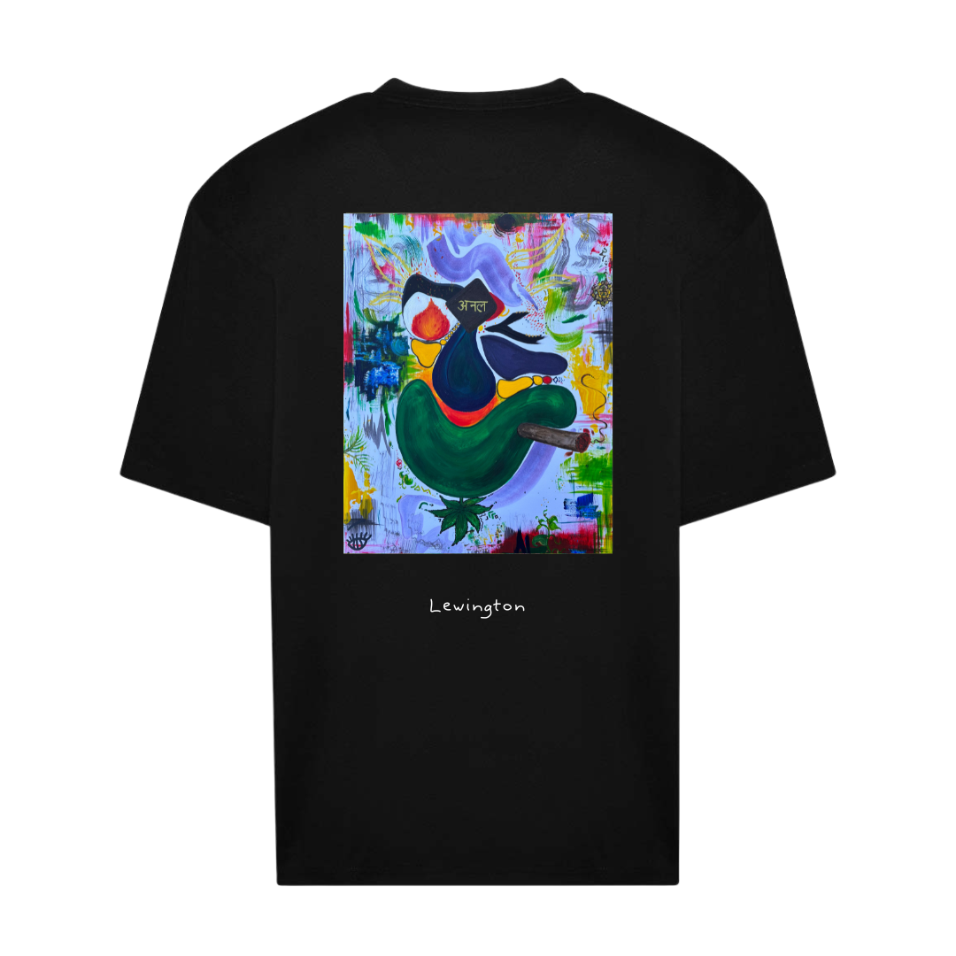 Elenya Jean Printed Tee in Black